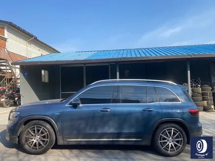 벤츠 GLB35 AMG 하이그로시 블랙 (검정 유광) 휠도색 + 레드 캘리퍼 도색 / 용인 처인구