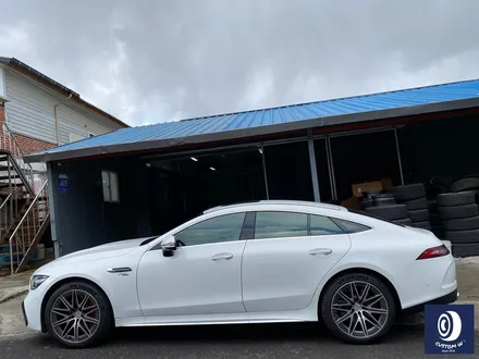 벤츠 GT43 AMG 유광 블랙 & 실버 투톤 휠도색 / feat. 고객 후기글 / 용인 처인구