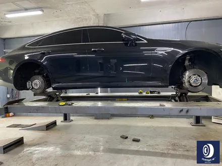 벤츠 GT43 AMG 유광 블랙 + 실버 투톤 휠도색 / 용인 처인구