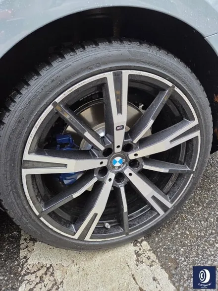 BMW 신형 5시리즈 G60 530e 휠 상처 수리 후, 다이아몬드 커팅 휠 복원 / 용인 처인구