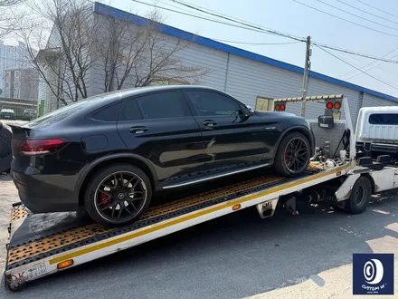 벤츠 GLC63 S AMG 에디션 휠 상처 수리 후, 다이아몬드 커팅 휠 복원 (보험 긴급 출동 견인 서비스를 이용한 캐리어 카 입출고) / 용인 처인구