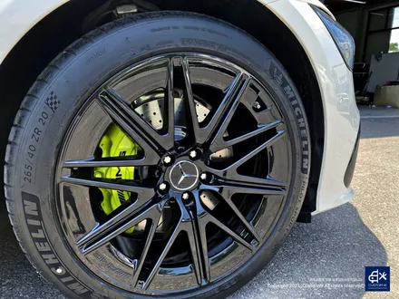 벤츠 신형 GT43 AMG 블랙유광 휠도색 + 애시드 그린 캘리퍼 도색 / 용인 처인구