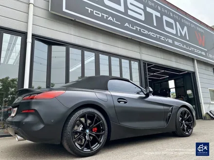 BMW Z4 20i 블랙유광 휠도색 & 레드 캘리퍼 도색 / 용인 처인구