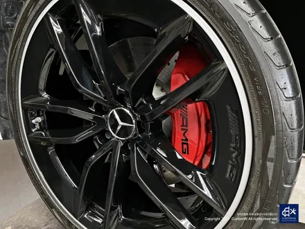 벤츠 CLS53 AMG 블랙실버 투톤 유광 휠도색 + 레드 캘리퍼 도색 / 용인 처인구
