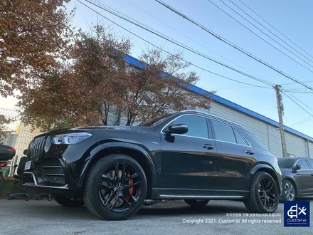 벤츠 GLE53 AMG 블랙 유광 휠도색 그리고 레드 캘리퍼 도색까지_! 완벽한 컬러 밸런스_! / 용인 처인구