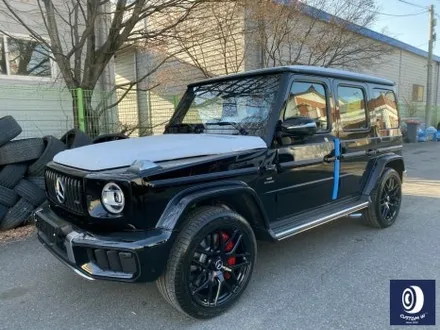 번호판도 장착되지 않은 신차 출고 작업_! / 벤츠 G63AMG 22인치 하이그로시 블랙 (검정 유광) 휠도색 (feat. 센터 휠 캡 주변 부품 모두 포함) / 용인 처인구