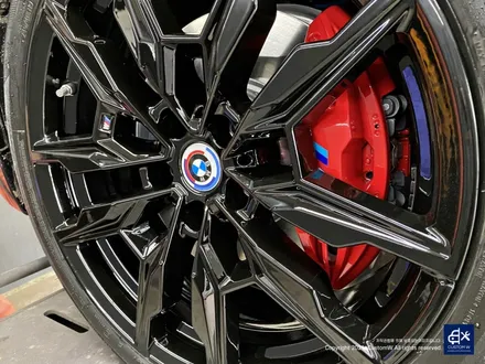 BMW i4 M50 블랙유광 휠도색 + 레드 캘리퍼도색 / 용인 처인구