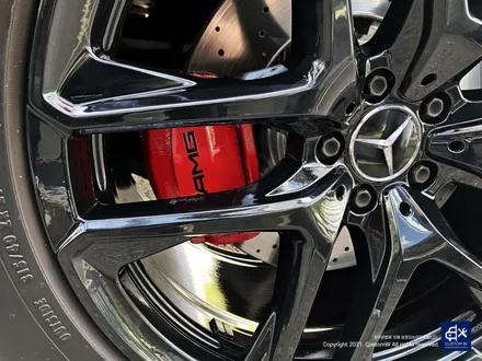 벤츠 GLE53 AMG 쿠페 블랙유광 휠도색 + 레드 캘리퍼 도색 / 용인 처인구