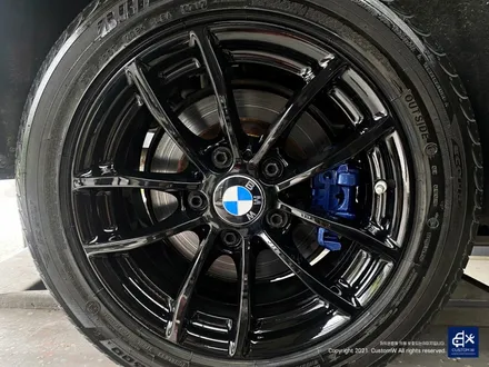 BMW 118d 블랙유광 휠도색 + 엄청난 부식 제거 후 블루 캘리퍼 도색 / 용인 처인구