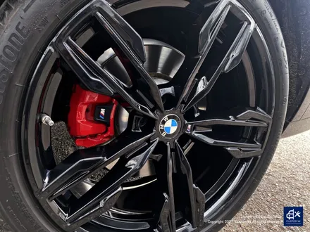 BMW X4 M40i 휠수리 후 블랙유광 휠도색 + 레드 캘리퍼 도색 / 용인 처인구