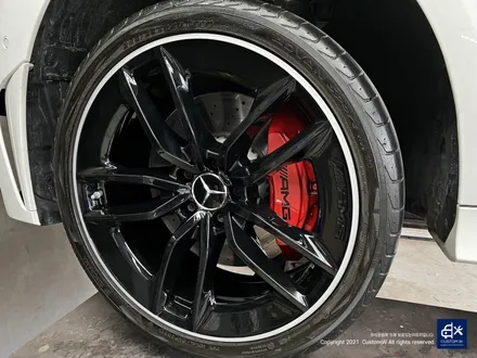 벤츠 CLS53 AMG 블랙실버 투톤 유광 휠도색 + 레드 캘리퍼 도색 / 용인 처인구