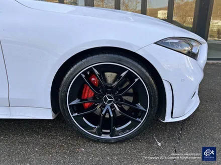 벤츠 CLS300d  블랙 실버 투톤 유광 휠도색 + 레드 캘리퍼 도색 / 용인 처인구