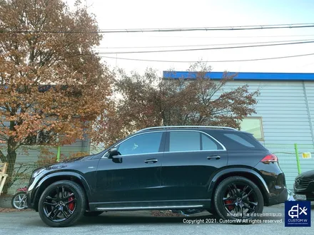 벤츠 GLE53 AMG 블랙 유광 휠도색 그리고 레드 캘리퍼 도색까지_! 완벽한 컬러 밸런스_! / 용인 처인구
