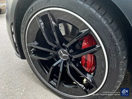 벤츠 CLS53 AMG 블랙실버 투톤 유광 휠도색 & 레드 캘리퍼 도색 / 용인 처인구