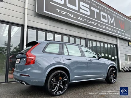 볼보 XC90 블랙유광 휠도색 + 카본 세라믹 골드 캘리퍼도색 / 용인 처인구