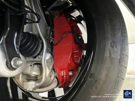 벤츠 신차 GLE53 AMG 블랙유광 휠도색 & 레드 캘리퍼 도색 / 용인 처인구