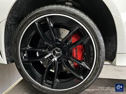 벤츠 CLS53 AMG 블랙실버 투톤 유광 휠도색 + 레드 캘리퍼 도색 / 용인 처인구