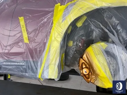 휠 수리 도색 불량 / BMW M4 763M 타 업체 잘못된 휠도색 약품 박리 / 페인트 제거 후, 사틴 블랙 휠 도색 재작업 + 카본 세라믹 골드 캘리퍼 도색 / 용인 처인구