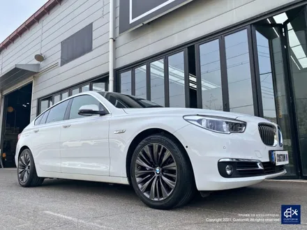 BMW 5GT 휠 수리 후 건메탈 휠도색 + 블루 캘리퍼 도색 / 용인 처인구