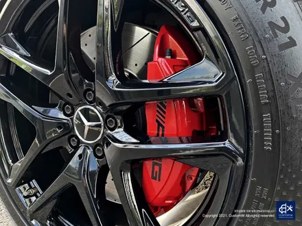 벤츠 GLE53 AMG 쿠페 블랙유광 휠도색 + 레드 캘리퍼 도색 / 용인 처인구
