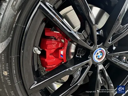 BMW G20 M340i 블랙유광 휠도색 + 레드 캘리퍼 도색 / 용인 처인구