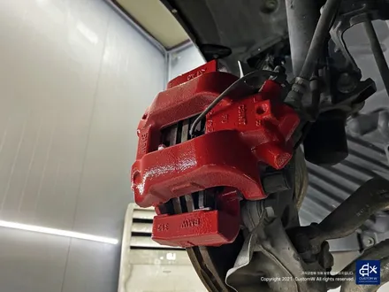 BMW 420i 휠수리 후 블랙유광 휠도색 + 레드 캘리퍼 도색 / 용인 처인구