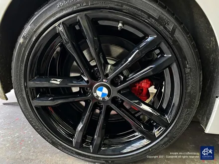 BMW 420d 휠수리 후 블랙유광 휠도색 + 레드 캘리퍼 도색 / 용인 처인구