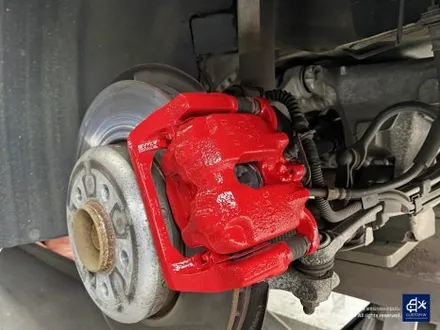 BMW 640d 휠수리 후 블랙유광 휠도색 + 레드 캘리퍼 도색 / 용인 처인구