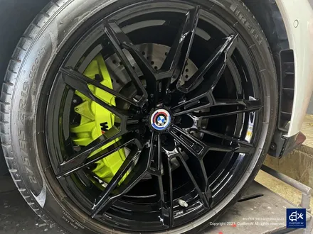 BMW G80 M3 블랙유광 휠도색 + 애시드 그린 캘리퍼 도색 / 용인 처인구