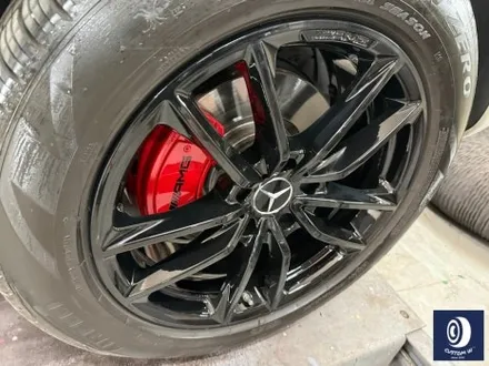 벤츠 G바겐 G450D 하이그로시 블랙(검정 유광) 휠도색 + 레드 캘리퍼 도색 / 용인 처인구