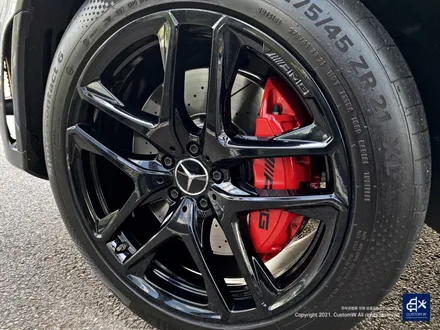 벤츠 GLE53 AMG 쿠페 블랙유광 휠도색 + 레드 캘리퍼 도색 / 용인 처인구
