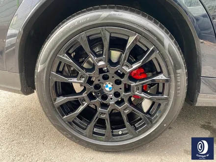 BMW X6 40i 신차 출고 작업 / 915M 블랙 휠도색 + 레드 캘리퍼 도색 / 용인 처인구