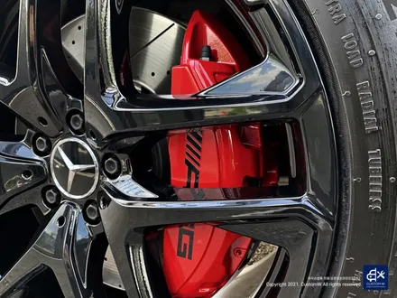 벤츠 GLE53 AMG 쿠페 블랙유광 휠도색 + 레드 캘리퍼 도색 / 용인 처인구