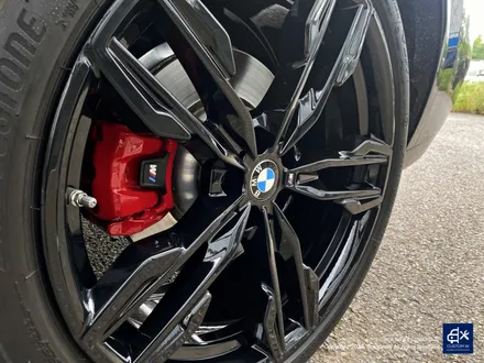 BMW X4 M40i 휠수리 후 블랙유광 휠도색 + 레드 캘리퍼 도색 / 용인 처인구