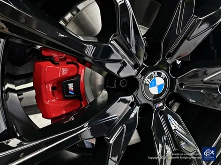 BMW X7 755M 블랙유광 휠도색 + 레드 캘리퍼 도색 / 용인 처인구