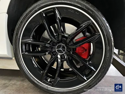 벤츠 CLS53 AMG 블랙실버 투톤 유광 휠도색 + 레드 캘리퍼 도색 / 용인 처인구