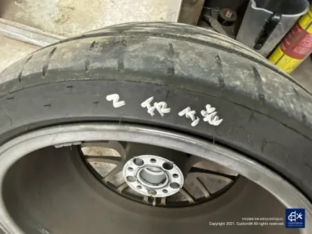 벤츠 C63 AMG 블랙 실버 투톤 유광 휠도색 + 레드 캘리퍼 도색 / 용인 처인구