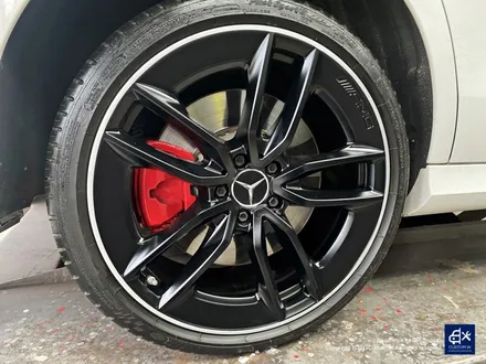 벤츠 E53 AMG 휠수리 후 블랙 실버 투톤 무광 휠도색 + 레드 캘리퍼 도색 / 용인 처인구