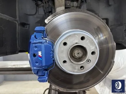 BMW F15 X5 30D 블랙 유광 휠도색 + 부식 제거 후, 캘리퍼 도색 허브 방청 코팅 작업까지_! / 용인 처인구