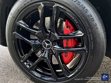 벤츠 GLE53 AMG 쿠페 블랙유광 휠도색 + 레드 캘리퍼 도색 / 용인 처인구