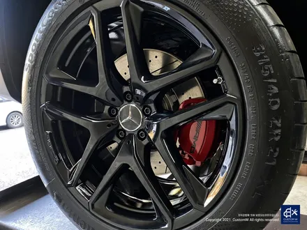 벤츠 신차 GLE53 AMG 블랙유광 휠도색 & 레드 캘리퍼 도색 / 용인 처인구