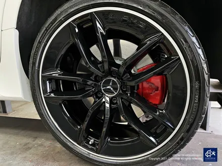 벤츠 CLS53 AMG 블랙실버 투톤 유광 휠도색 + 레드 캘리퍼 도색 / 용인 처인구