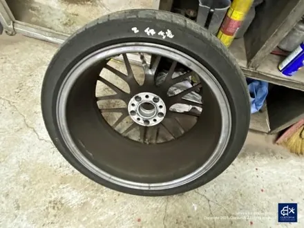 벤츠 C63 AMG 블랙 실버 투톤 유광 휠도색 + 레드 캘리퍼 도색 / 용인 처인구