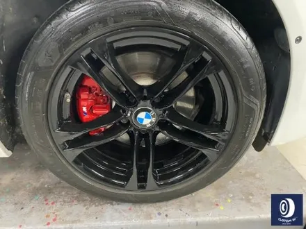 BWM F10 520D 에어로 다이나믹 프로 613M 18인치 블랙 유광 휠도색 + 부식 제거 후, 레드 캘리퍼 도색 / 용인 처인구