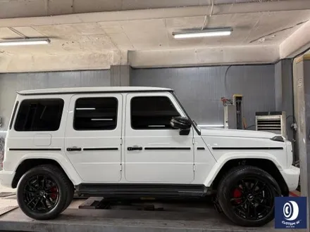 벤츠 G바겐 G450D 하이그로시 블랙(검정 유광) 휠도색 + 레드 캘리퍼 도색 / 용인 처인구