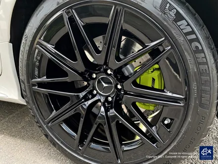 벤츠 신형 GT43 AMG 블랙유광 휠도색 + 애시드 그린 캘리퍼 도색 / 용인 처인구
