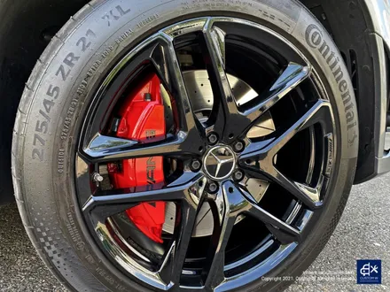 벤츠 GLE53 AMG 쿠페 블랙유광 휠도색 + 레드 캘리퍼 도색 / 용인 처인구