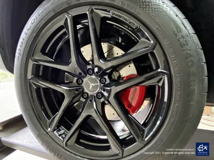 Mercedes-AMG GLE53 블랙유광 휠도색 + 레드 캘리퍼 도색 / 용인 처인구