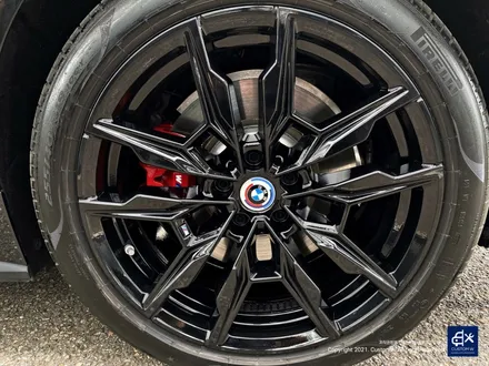 BMW i4 M50 블랙유광 휠도색 & 레드 캘리퍼 도색 / 용인 처인구