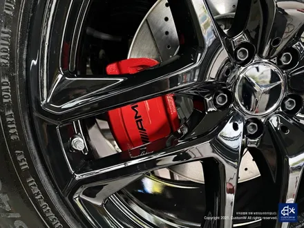 벤츠 GLE53 AMG 블랙유광 휠도색 & 레드 캘리퍼 도색 / 용인 처인구